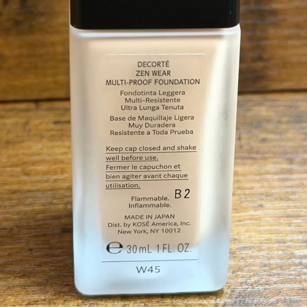 Zen Wear Ultra Longwear Foundation - Cream